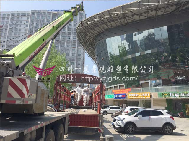 貴州畢節市威寧縣烏撒體育廣場不銹鋼雕塑制作（下）